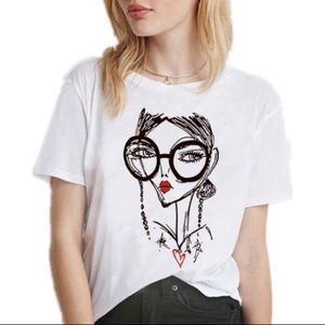 New “Luv my Glasses” white tshirt